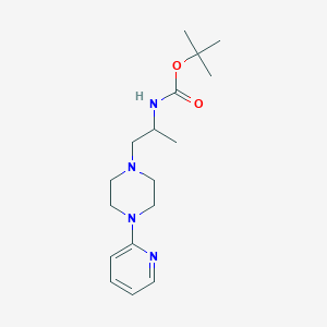 tert-Butyl (1-(4-(pyridin-2-yl)piperazin-1-yl)propan-2-yl)carbamate