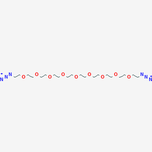 molecular formula C20H40N6O9 B11828815 Azido-PEG9-azide 