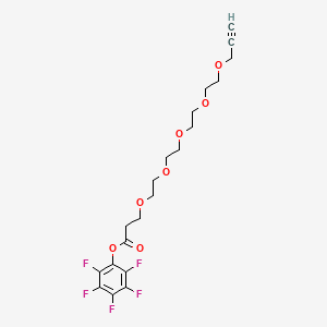 Propargyl-PEG5-PFP ester