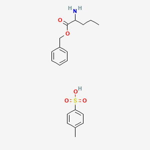 molecular formula C19H25NO5S B11829047 L-Norvaline benzyl ester P-toluenesulfonate 