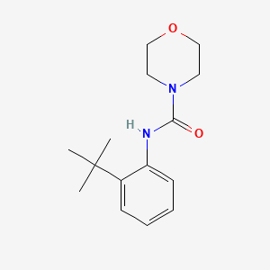 molecular formula C15H22N2O2 B1182918 N-(2-tert-butylphenyl)-4-morpholinecarboxamide 