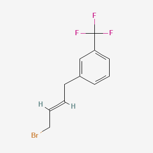 Benzene, 1-[(2E)-4-bromo-2-buten-1-yl]-3-(trifluoromethyl)-