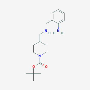 Tert-butyl 4-(((2-aminobenzyl)amino)methyl)piperidine-1-carboxylate