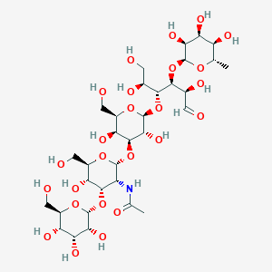 All(a1-3)AllNAc(a1-3)Gal(b1-4)[6-deoxy-L-All(a1-3)]aldehydo-L-Tal