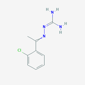 2-[1-(2-Chlorophenyl)ethylideneamino]guanidine