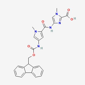 4-(4-((((9H-Fluoren-9-yl)methoxy)carbonyl)amino)-1-methyl-1H-pyrrole-2-carboxamido)-1-methyl-1H-imidazole-2-carboxylic acid