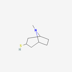 8-Methyl-8-azabicyclo[3.2.1]octane-3-thiol