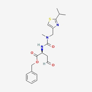 benzyl (S)-2-(3-((2-isopropylthiazol-4-yl)methyl)-3-methylureido)-4-oxobutanoate