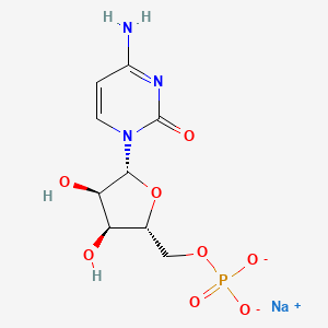 sodium;[(2R,3S,4R,5R)-5-(4-amino-2-oxopyrimidin-1-yl)-3,4-dihydroxyoxolan-2-yl]methyl phosphate