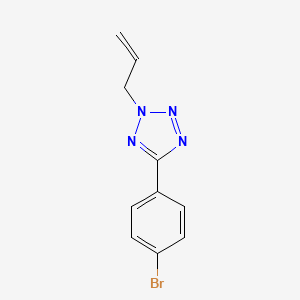 molecular formula C10H9BrN4 B1182948 2-allyl-5-(4-bromophenyl)-2H-tetraazole 
