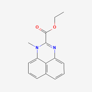 molecular formula C15H14N2O2 B1182949 ethyl 1-methyl-1H-perimidine-2-carboxylate 