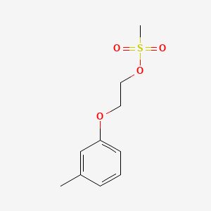 molecular formula C10H14O4S B1182951 2-(3-Methylphenoxy)ethyl methanesulfonate 