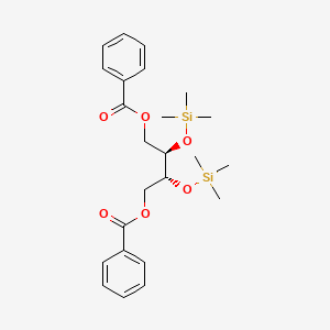 1,4-Butanediol, 2,3-bis[(trimethylsilyl)oxy]-, 1,4-dibenzoate, (2R,3R)-