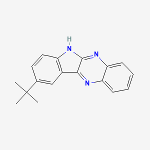 molecular formula C18H17N3 B1183007 9-tert-butyl-6H-indolo[2,3-b]quinoxaline 