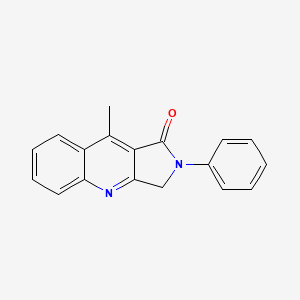 9-methyl-2-phenyl-2,3-dihydro-1H-pyrrolo[3,4-b]quinolin-1-one