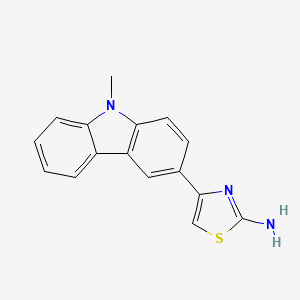 4-(9-methyl-9H-carbazol-3-yl)-1,3-thiazol-2-ylamine
