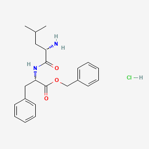 (S)-benzyl 2-((S)-2-amino-4-methylpentanamido)-3-phenylpropanoate hydrochloride