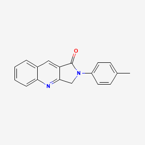 2-(4-methylphenyl)-2,3-dihydro-1H-pyrrolo[3,4-b]quinolin-1-one