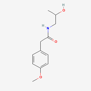 N-(2-hydroxypropyl)-2-(4-methoxyphenyl)acetamide