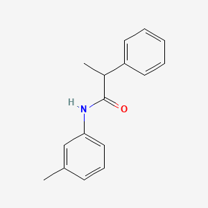molecular formula C16H17NO B1183049 N-(3-methylphenyl)-2-phenylpropanamide 