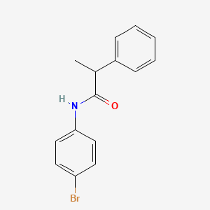 molecular formula C15H14BrNO B1183050 N-(4-bromophenyl)-2-phenylpropanamide 