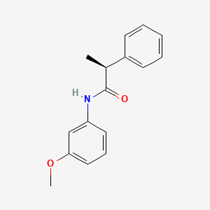 molecular formula C16H17NO2 B1183052 N-(3-methoxyphenyl)-2-phenylpropanamide 