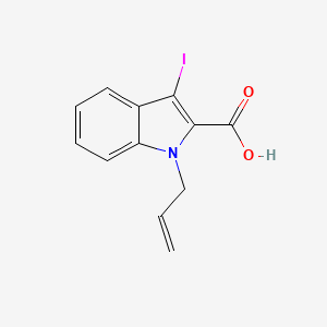 1-Allyl-3-iodo-1H-indole-2-carboxylic acid