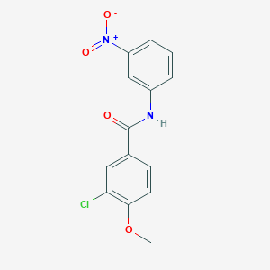 3-chloro-4-methoxy-N-(3-nitrophenyl)benzamide