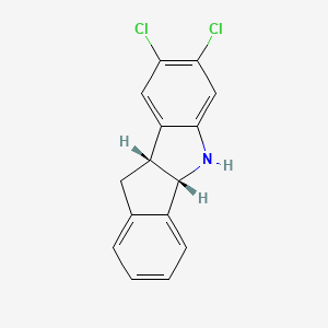 (4bS,9bR)-7,8-dichloro-4bH,5H,9bH,10H-indeno[1,2-b]indole