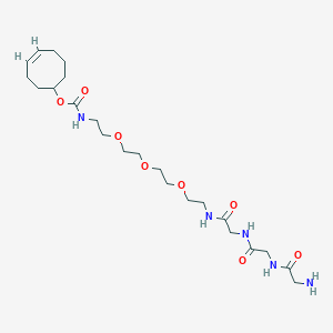 molecular formula C23H41N5O8 B11830594 Gly-Gly-Gly-PEG3-TCO 