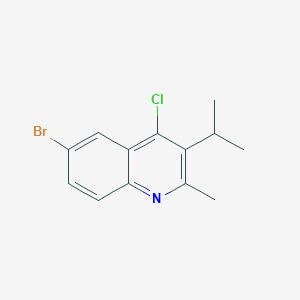 6-Bromo-4-chloro-3-isopropyl-2-methylquinoline