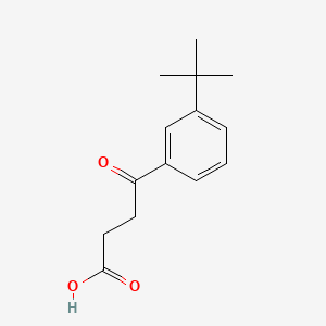 molecular formula C14H18O3 B1183063 4-(3-Tert-butylphenyl)-4-oxobutanoic acid 