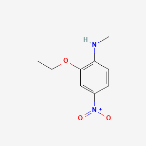 molecular formula C9H12N2O3 B1183066 2-ethoxy-N-methyl-4-nitroaniline 