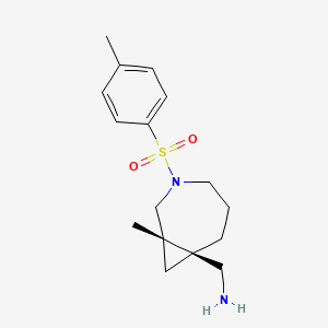 1-[(1S,7S)-1-methyl-3-(4-methylbenzenesulfonyl)-3-azabicyclo[5.1.0]octan-7-yl]methanamine