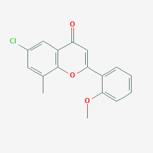 6-Chloro-2-(2-methoxyphenyl)-8-methyl-4H-chromen-4-one