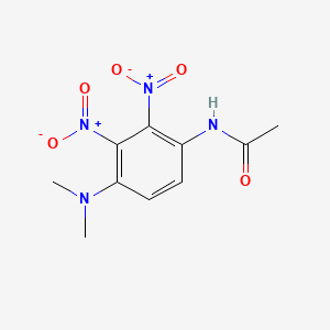 molecular formula C10H12N4O5 B1183071 N-[4-(dimethylamino)-2,3-dinitrophenyl]acetamide 