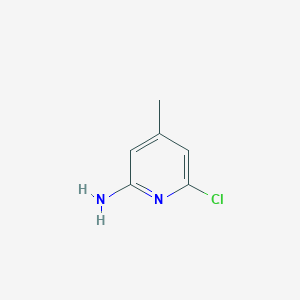molecular formula C6H7ClN2 B118308 6-氯-4-甲基吡啶-2-胺 CAS No. 51564-92-2