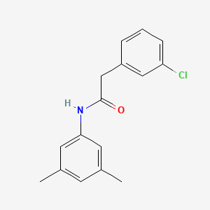 molecular formula C16H16ClNO B1183089 2-(3-chlorophenyl)-N-(3,5-dimethylphenyl)acetamide 