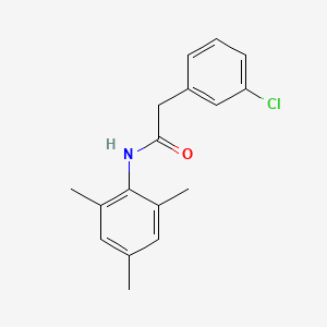 molecular formula C17H18ClNO B1183092 2-(3-chlorophenyl)-N-mesitylacetamide 