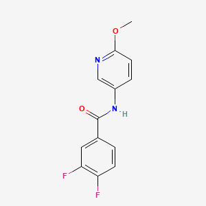 3,4-difluoro-N-(6-methoxy-3-pyridinyl)benzamide
