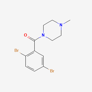 molecular formula C12H14Br2N2O B1183095 1-(2,5-Dibromobenzoyl)-4-methylpiperazine 