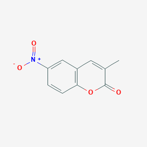 molecular formula C10H7NO4 B011831 3-Methyl-6-nitrocoumarin CAS No. 103030-08-6
