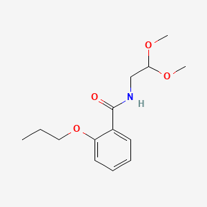 N-(2,2-dimethoxyethyl)-2-propoxybenzamide