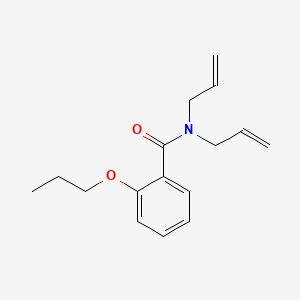 molecular formula C16H21NO2 B1183118 N,N-diallyl-2-propoxybenzamide 