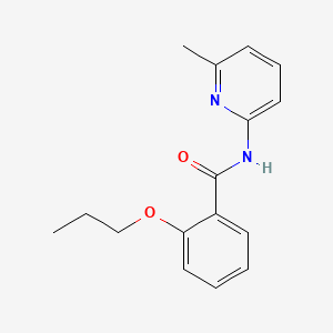 molecular formula C16H18N2O2 B1183119 N-(6-methyl-2-pyridinyl)-2-propoxybenzamide 
