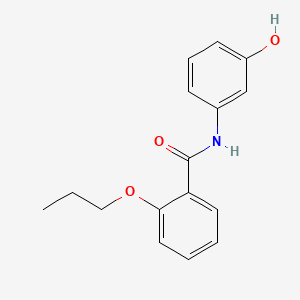molecular formula C16H17NO3 B1183121 N-(3-hydroxyphenyl)-2-propoxybenzamide 