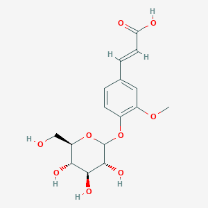 molecular formula C16H20O9 B11831225 Ferulic acid O-glucoside 