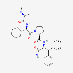 molecular formula C33H45N5O4 B11831254 MV-1-NH-Me 