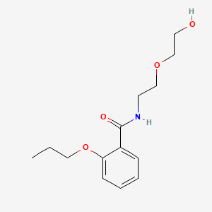 molecular formula C14H21NO4 B1183131 N-[2-(2-hydroxyethoxy)ethyl]-2-propoxybenzamide 