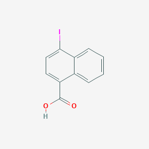 molecular formula C11H7IO2 B11831434 4-Iodonaphthalene-1-carboxylic acid CAS No. 91059-41-5